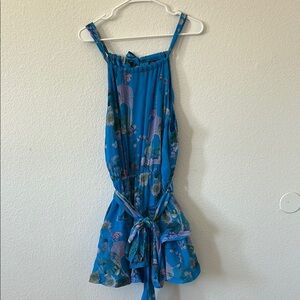 NWOT City Chic Blue Floral Jumpsuit